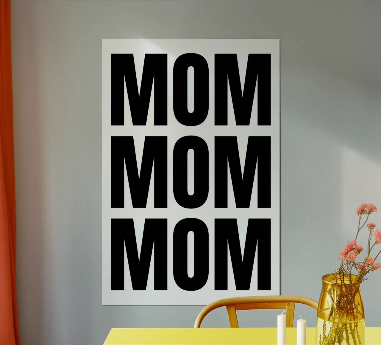 Mom Mom Mom hahnemühle by YV TYPOGRAPHY