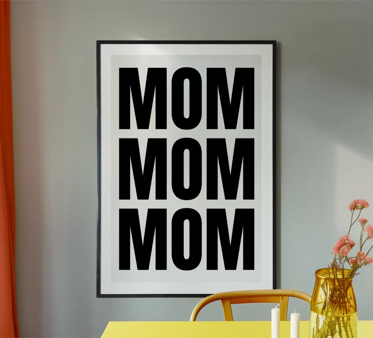 Mom Mom Mom hahnemühle by YV TYPOGRAPHY