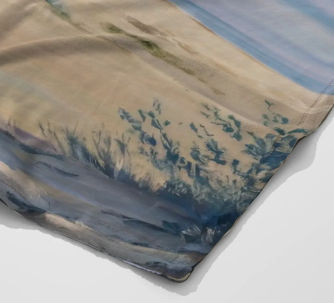 Crepuscolo di sabbia soffice coperta in pile da Solestice Strokes