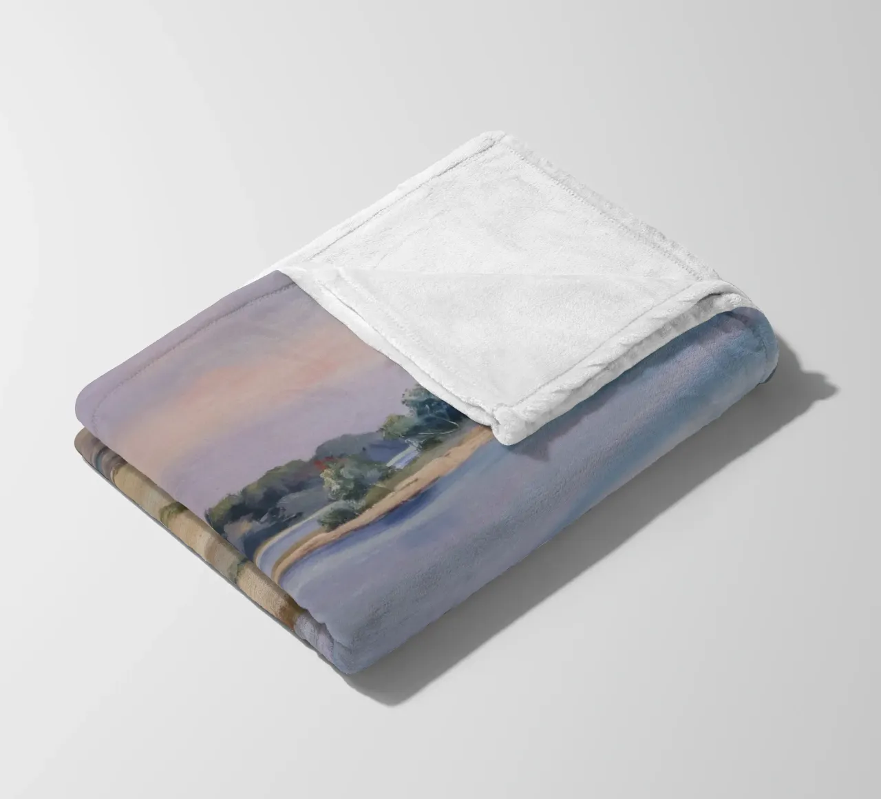 Crepuscolo di sabbia soffice coperta in pile da Solestice Strokes