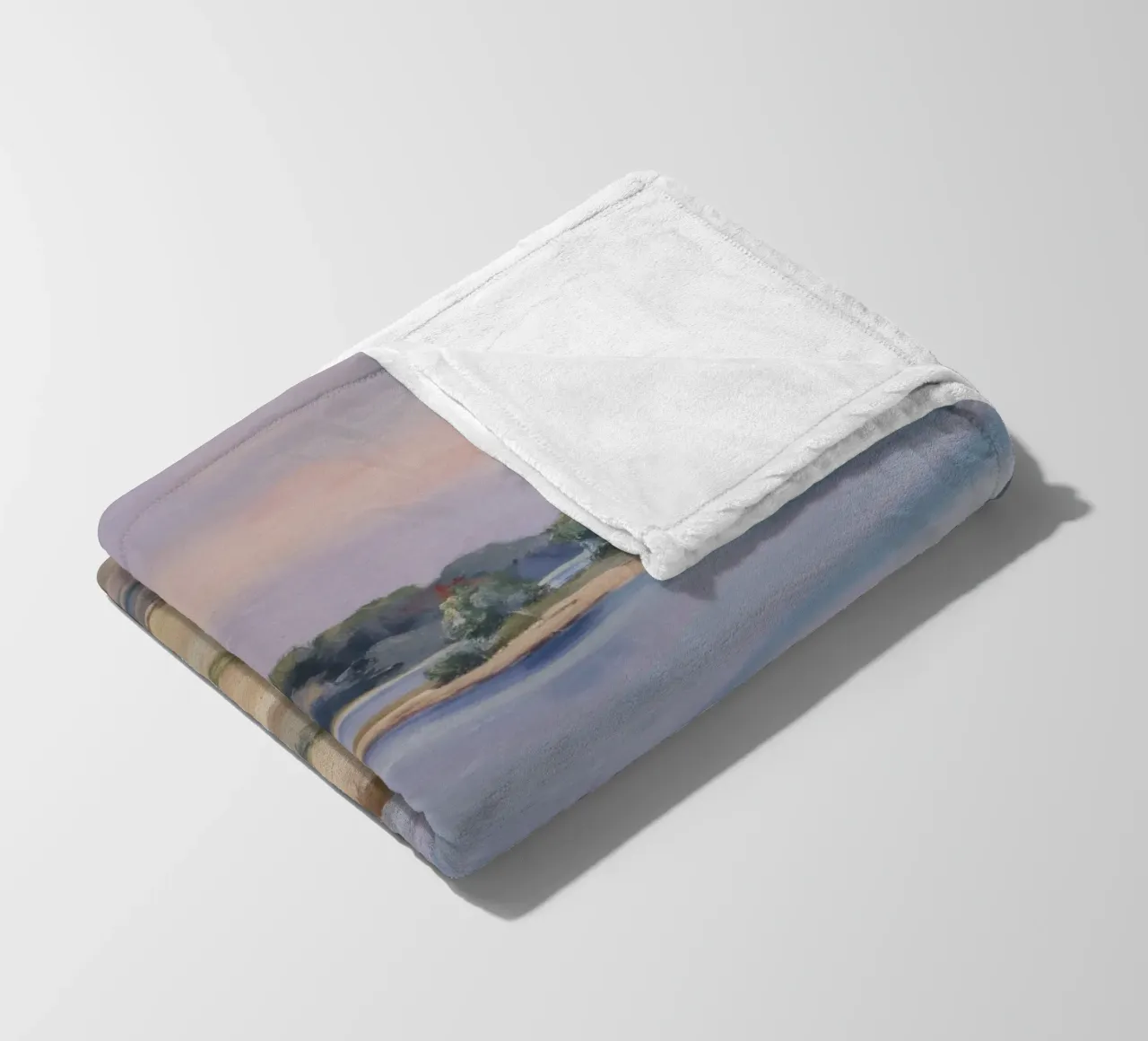 Crepuscolo di sabbia soffice coperta in pile da Solestice Strokes