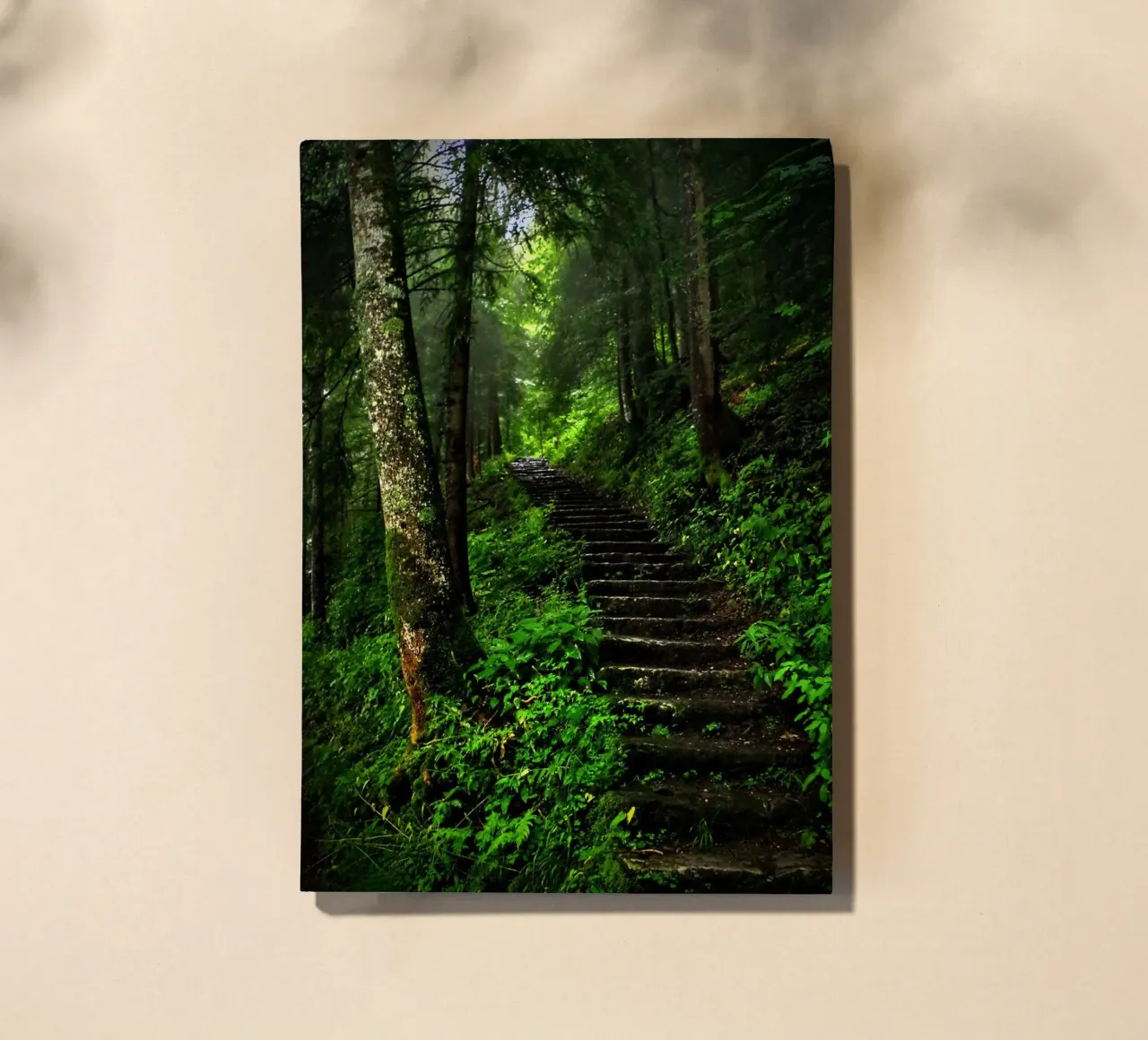 Forest #02: The Ascent - A Mossy Stairway notebook by zenitt