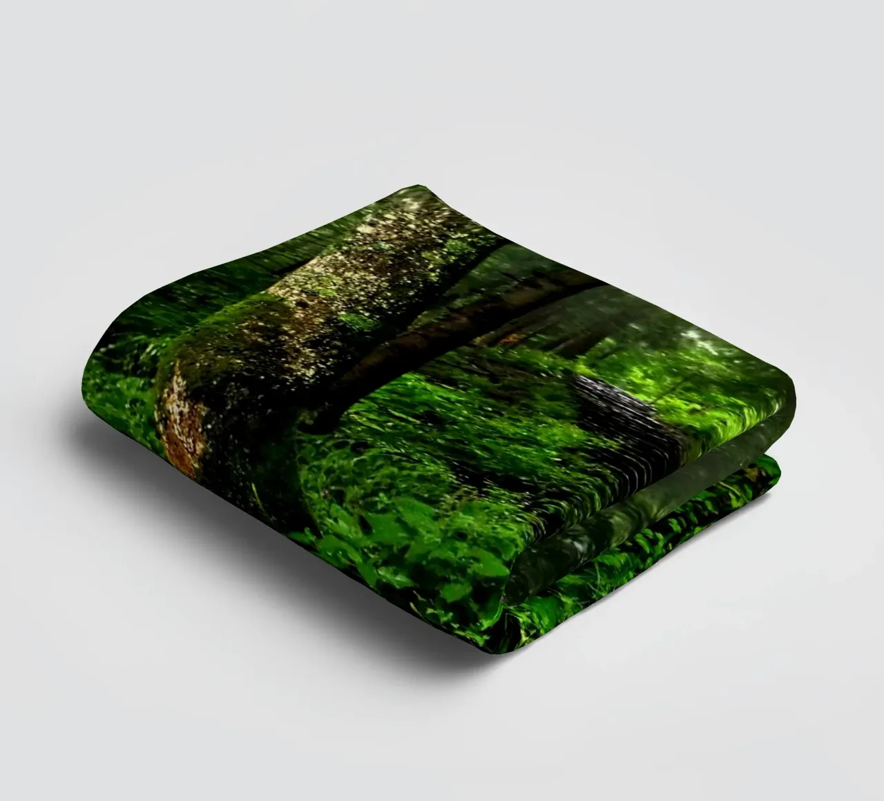 Forest #02: The Ascent - A Mossy Stairway asciugamano da bagno da zenitt