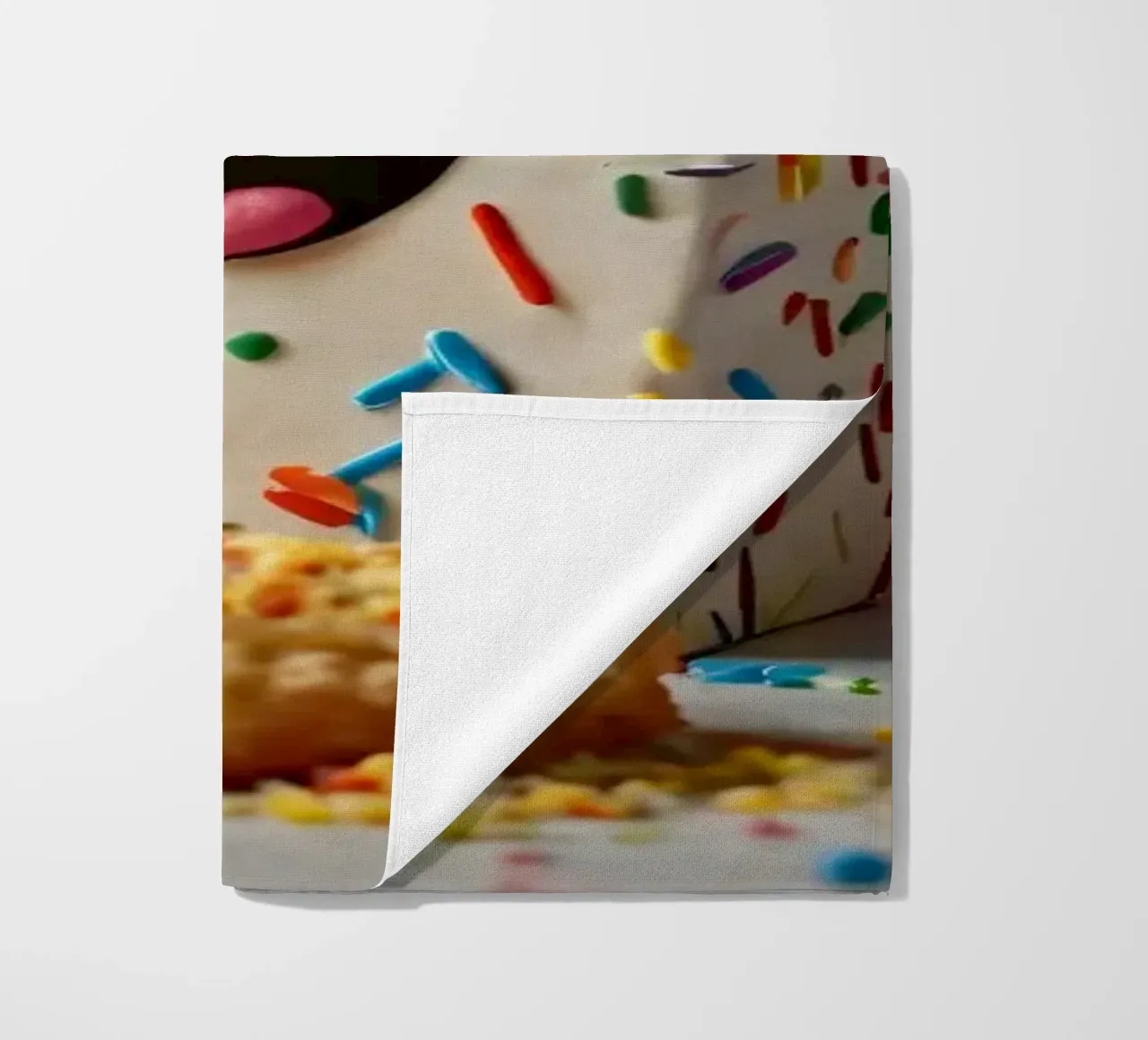 scena del dessert con un allegro contenitore pieno di telo mare da DesignDoodle