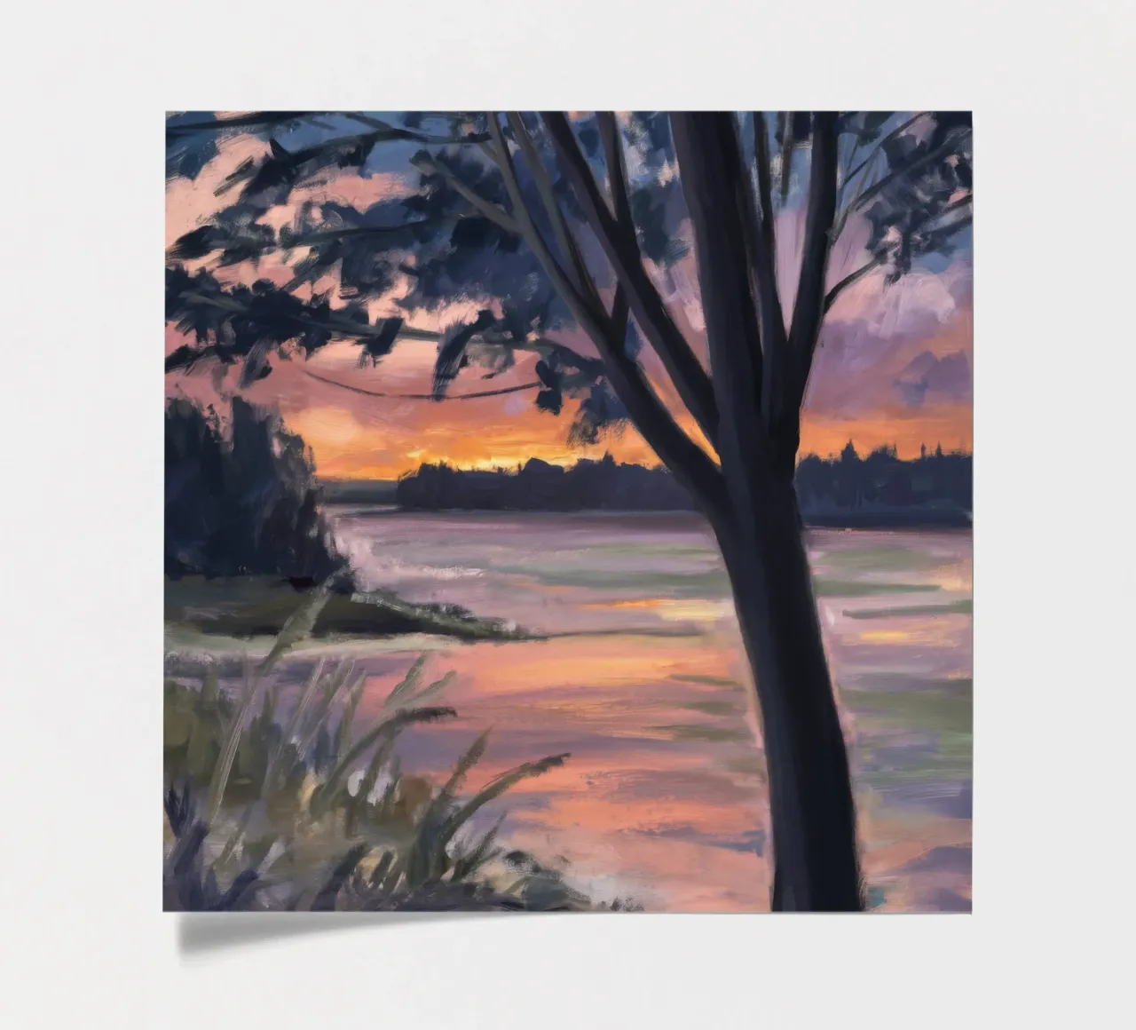 Sunset Silhouette Break sticker sheet by Solestice Strokes