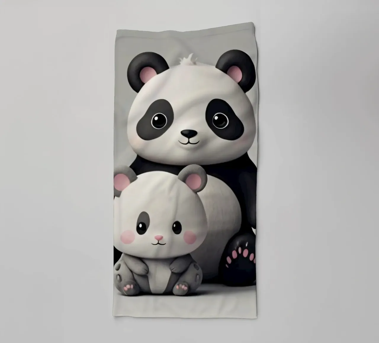 Animali giocosi dei cartoni animati riuniti in un allegro asciugamano da bagno da DesignDoodle