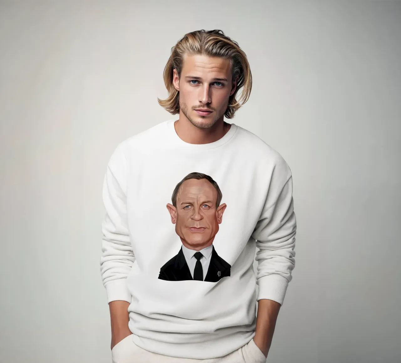 Daniel Craig felpa da Rob Art | Illustration