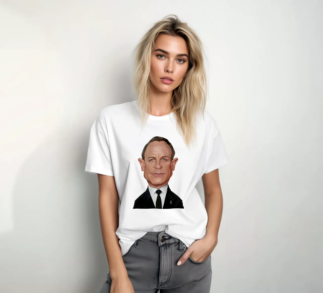 Daniel Craig t-shirt da Rob Art | Illustration