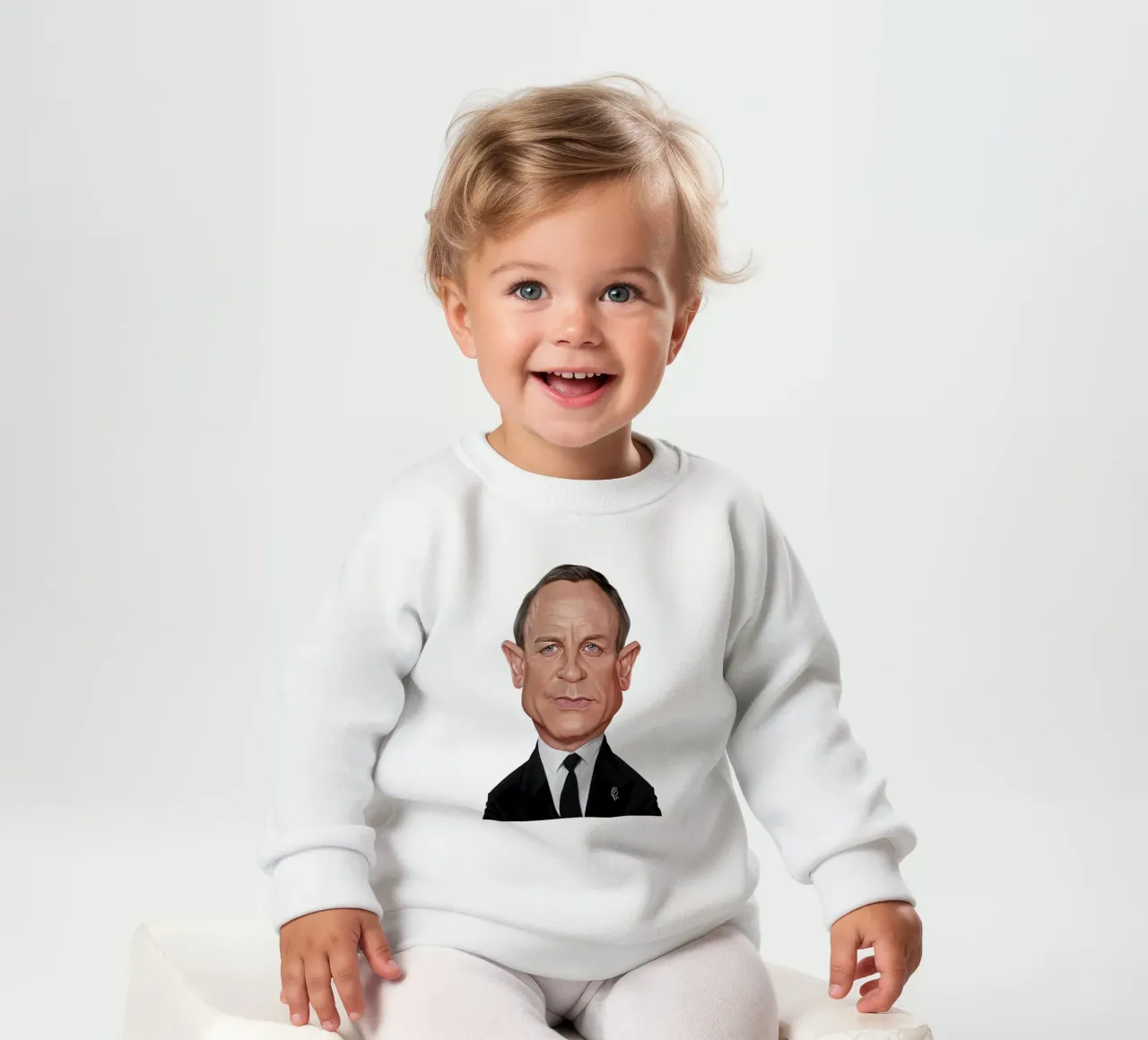 Daniel Craig felpa neonato da Rob Art | Illustration