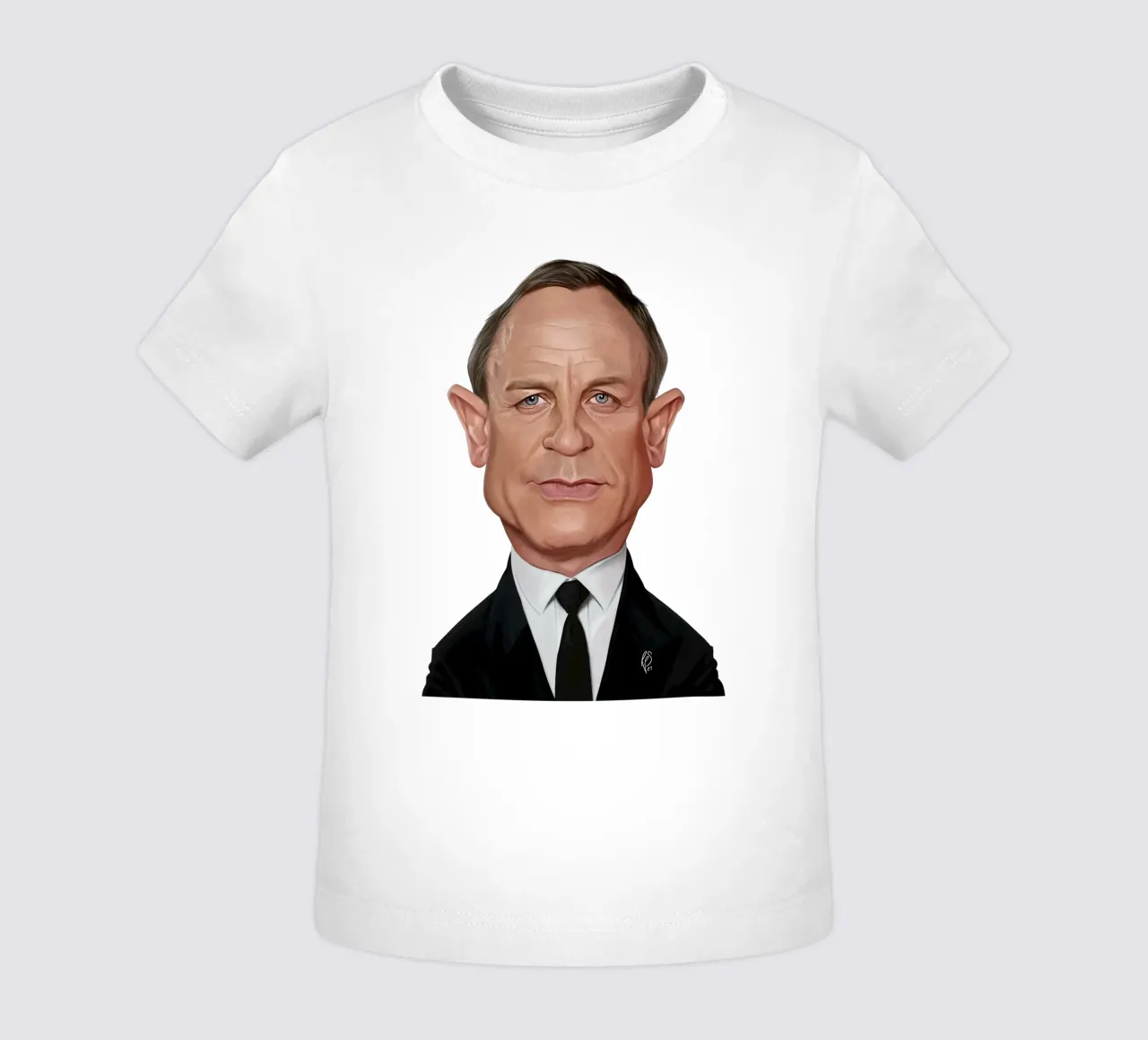 Daniel Craig maglietta neonato da Rob Art | Illustration