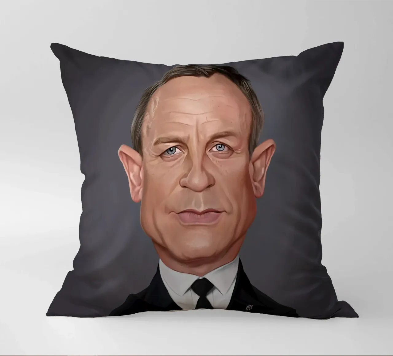 Daniel Craig cuscino da Rob Art | Illustration