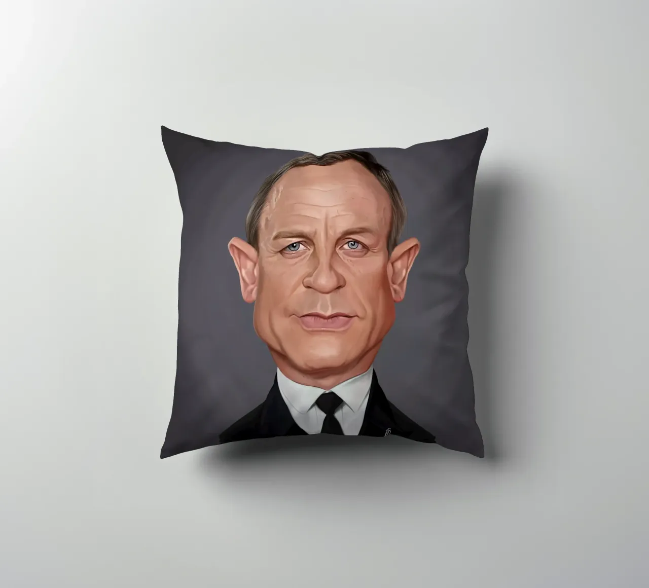 Daniel Craig cuscino da Rob Art | Illustration