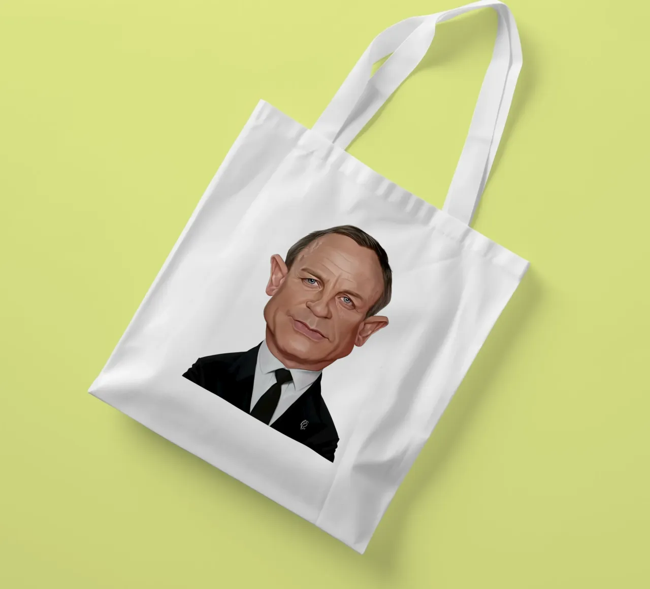 Daniel Craig borsa in juta da Rob Art | Illustration
