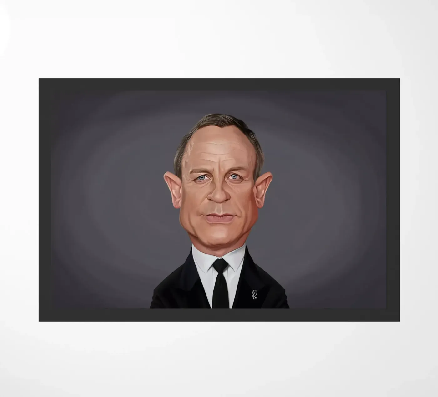 Daniel Craig doormat by Rob Art | Illustration