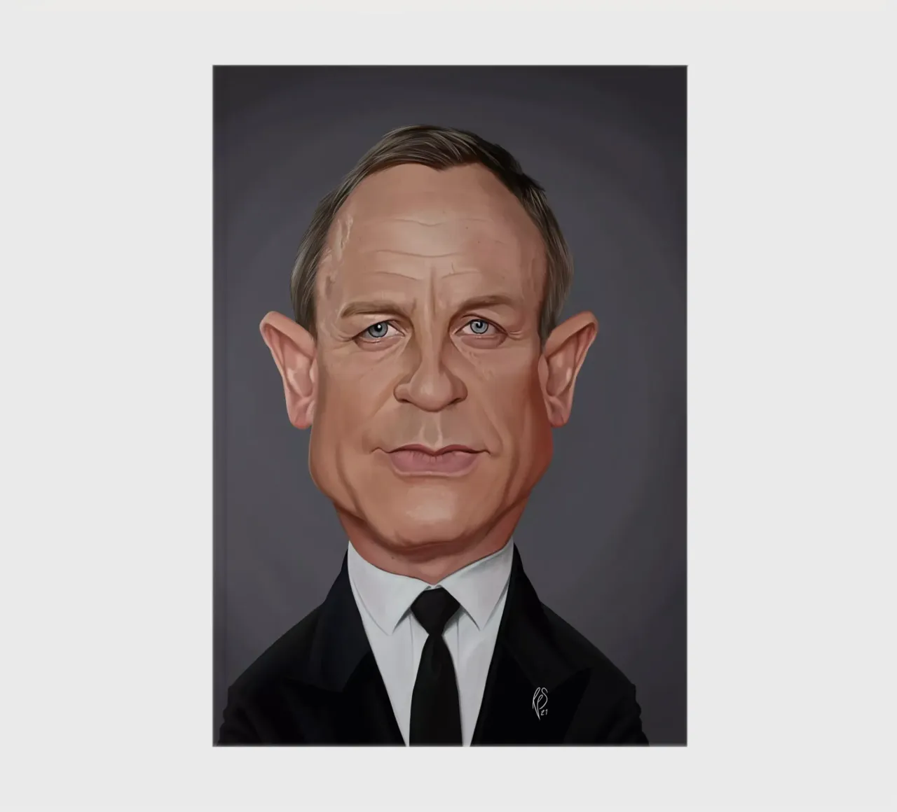 Daniel Craig notebook by Rob Art | Illustration