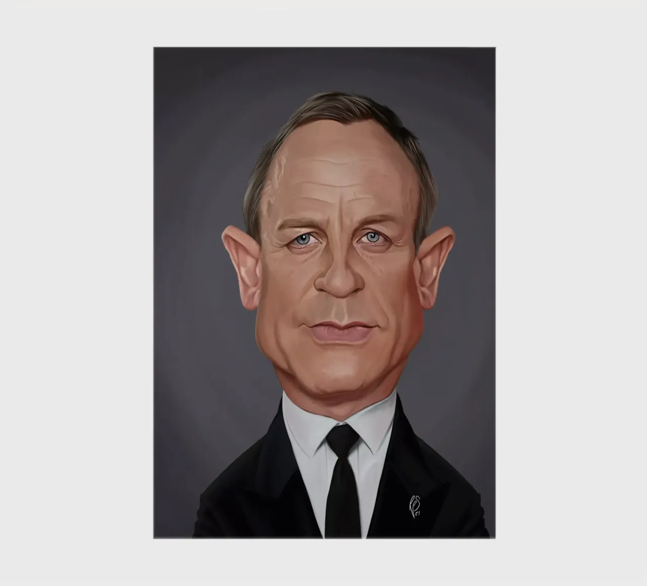 Daniel Craig notebook by Rob Art | Illustration