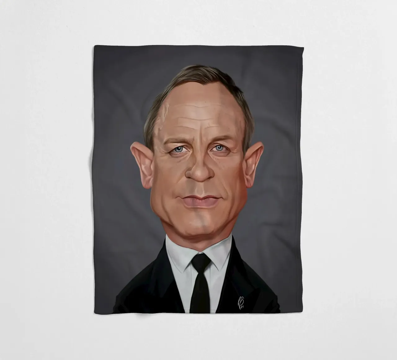 Daniel Craig coperta in pile da Rob Art | Illustration