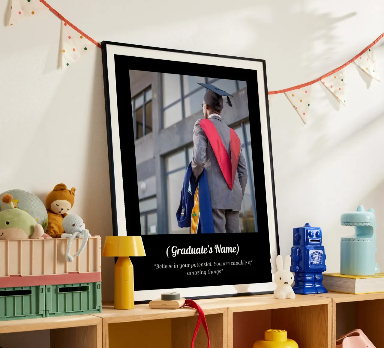 Personalizzazione della laurea poster con telaio in alluminio da NEWEST CUSTOM SHOP