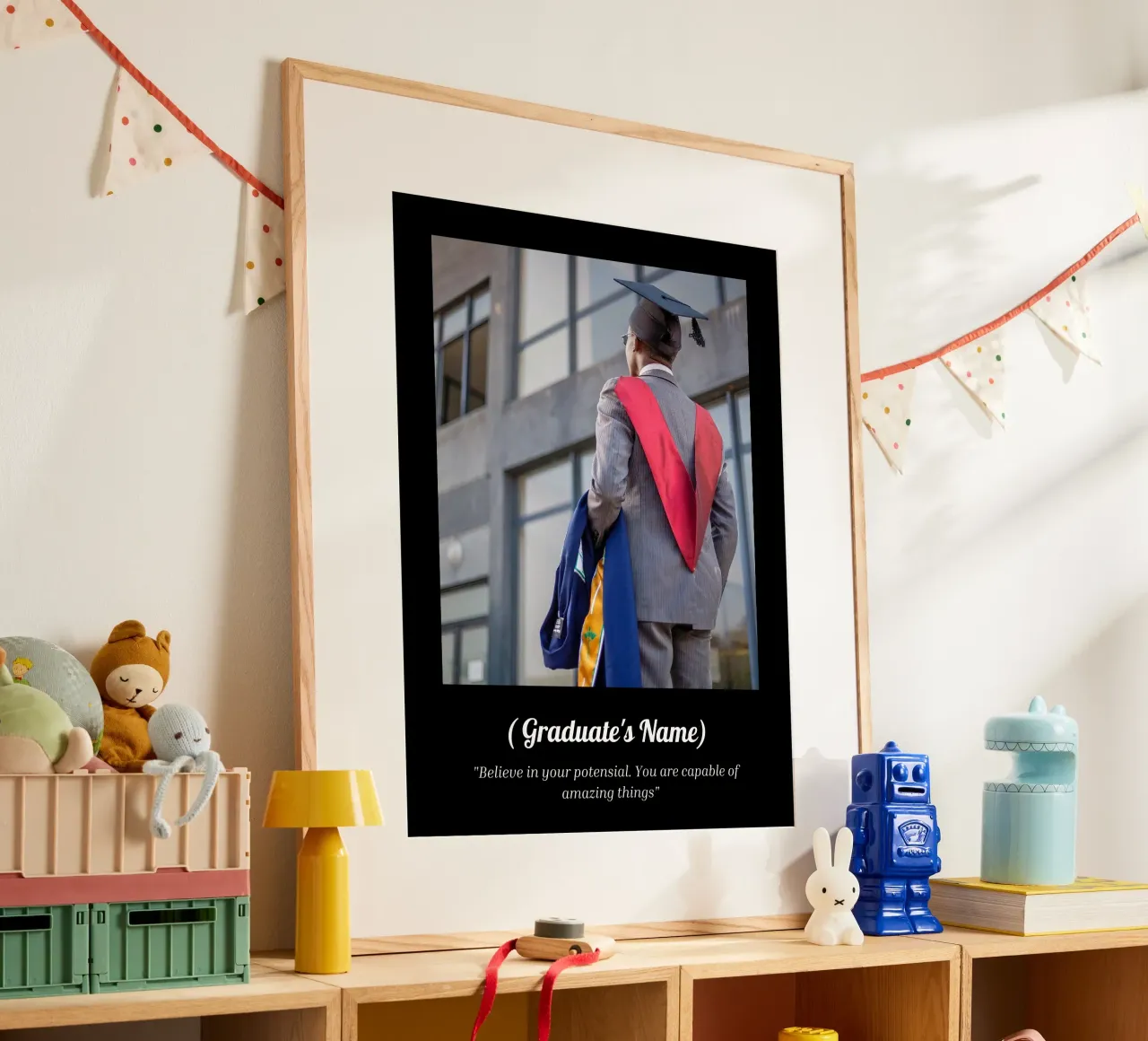 Personalizzazione della laurea poster con telaio in alluminio da NEWEST CUSTOM SHOP