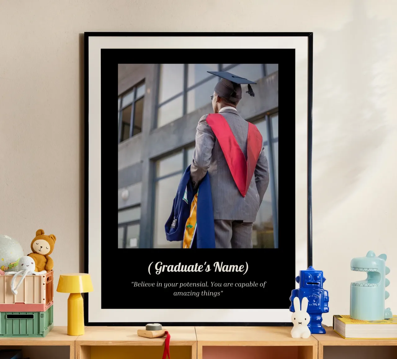 Personalizzazione della laurea poster con telaio in alluminio da NEWEST CUSTOM SHOP