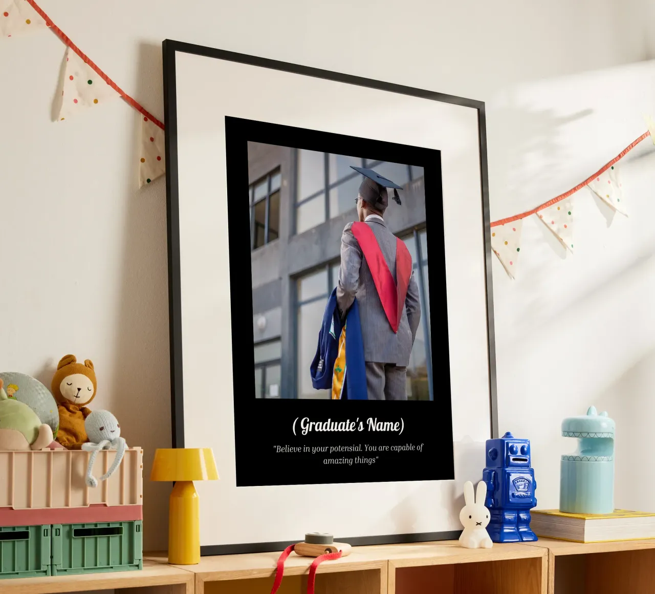 Personalizzazione della laurea poster con telaio in alluminio da NEWEST CUSTOM SHOP