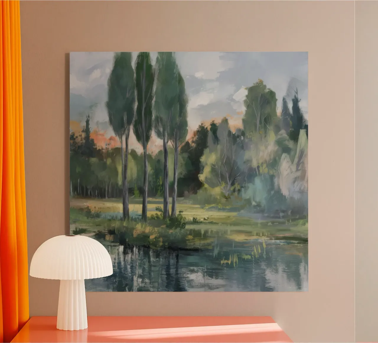 Sunset Grove Reflection plexiglass da Solestice Strokes