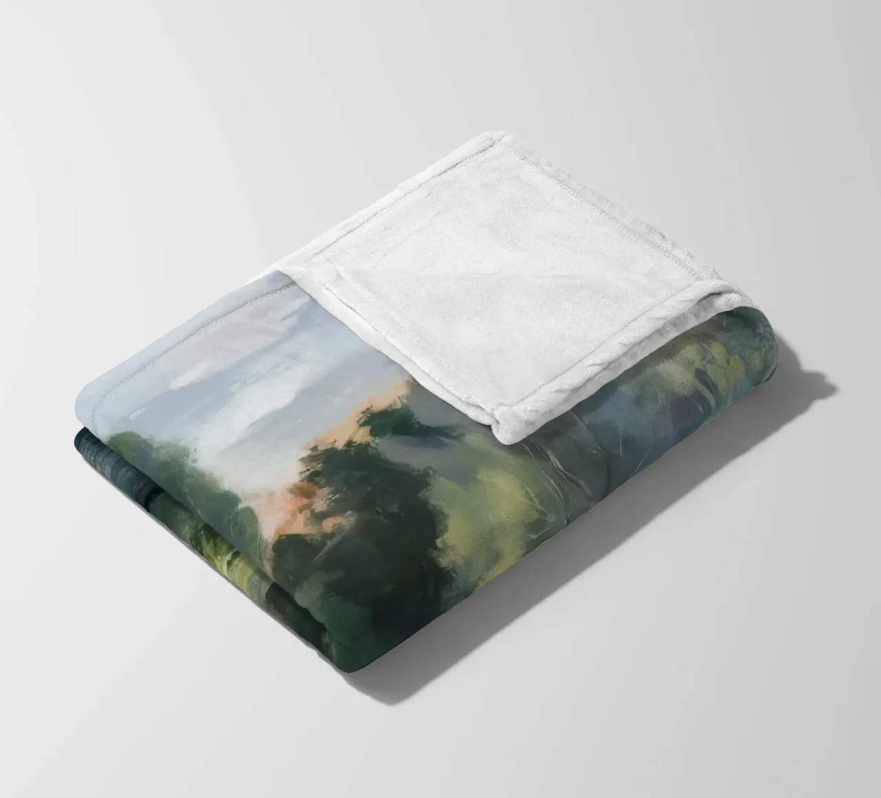 Riflessione sul Sunset Grove coperta in pile da Solestice Strokes