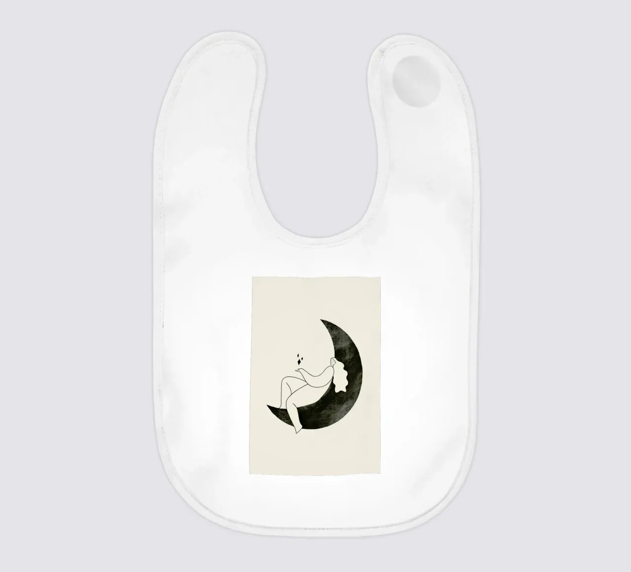Moonlight baby bib by Graphite