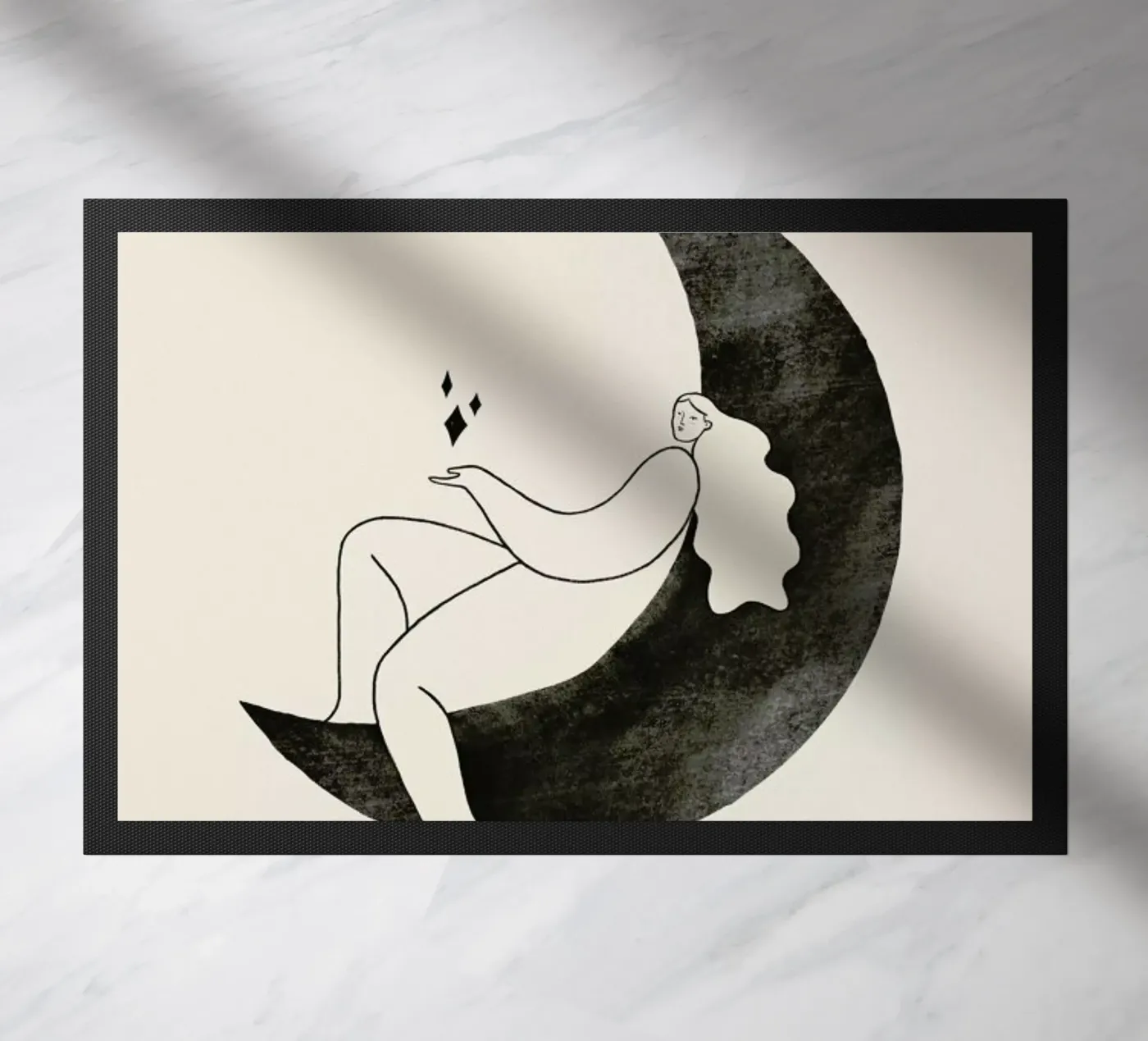 Moonlight Fußmatte von Graphite