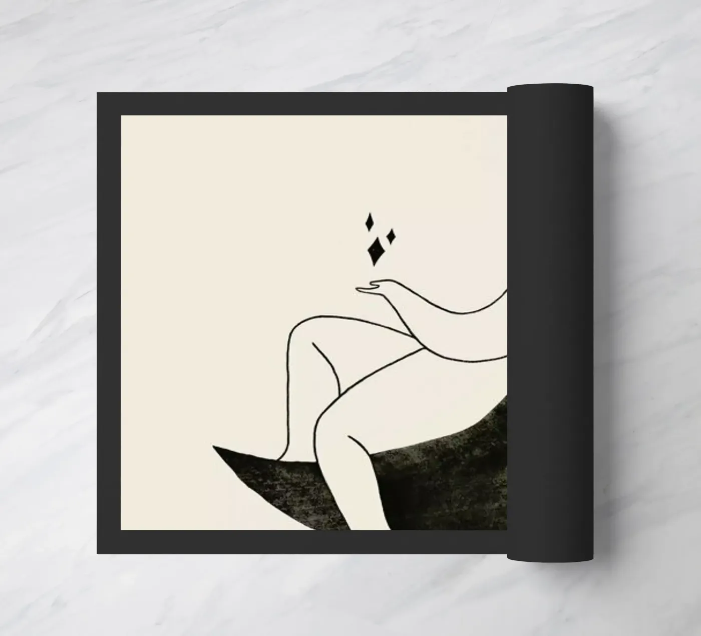 Moonlight Fußmatte von Graphite