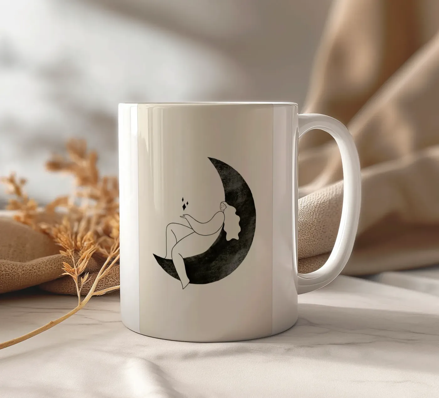 Moonlight ceramic mug by Graphite