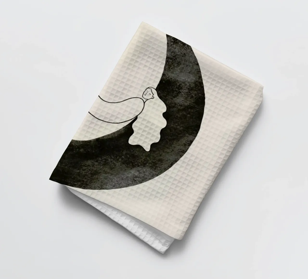 Moonlight tea towel by Graphite