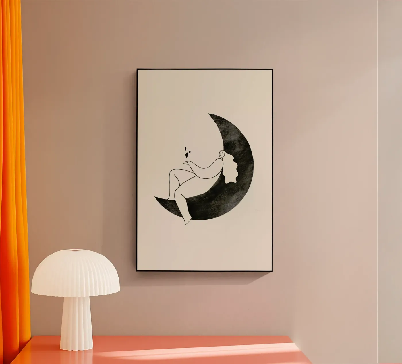 Moonlight Acryl-Glas von Graphite