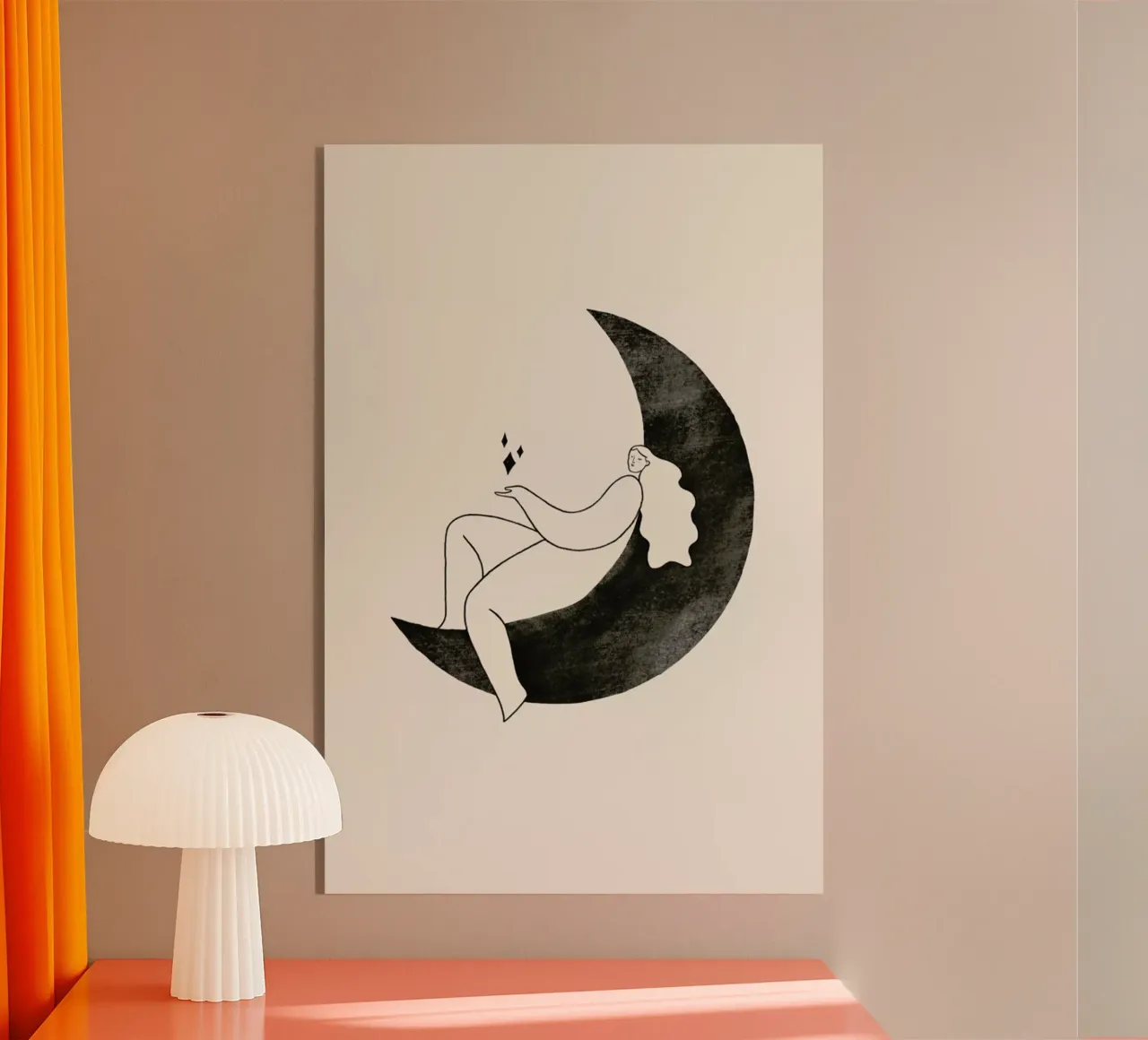 Moonlight acryl van Graphite