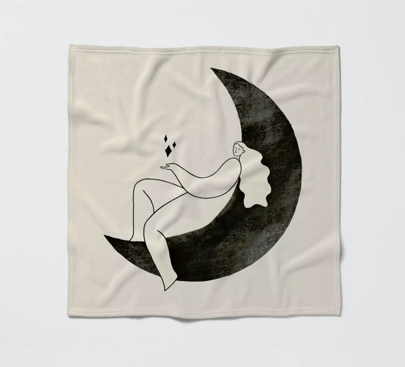 Moonlight fleece blanket by Graphite