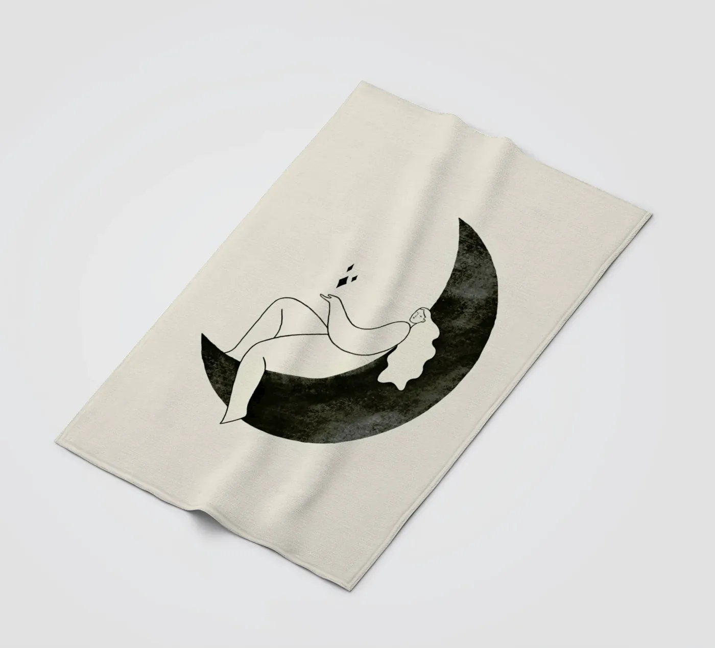 Moonlight fleece blanket by Graphite