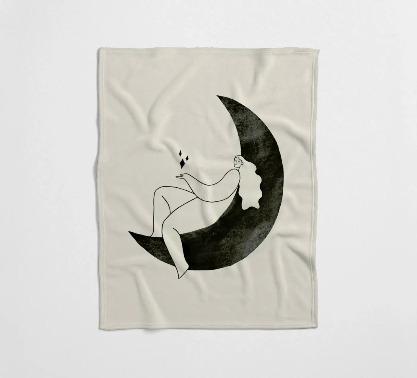 Moonlight fleece blanket by Graphite