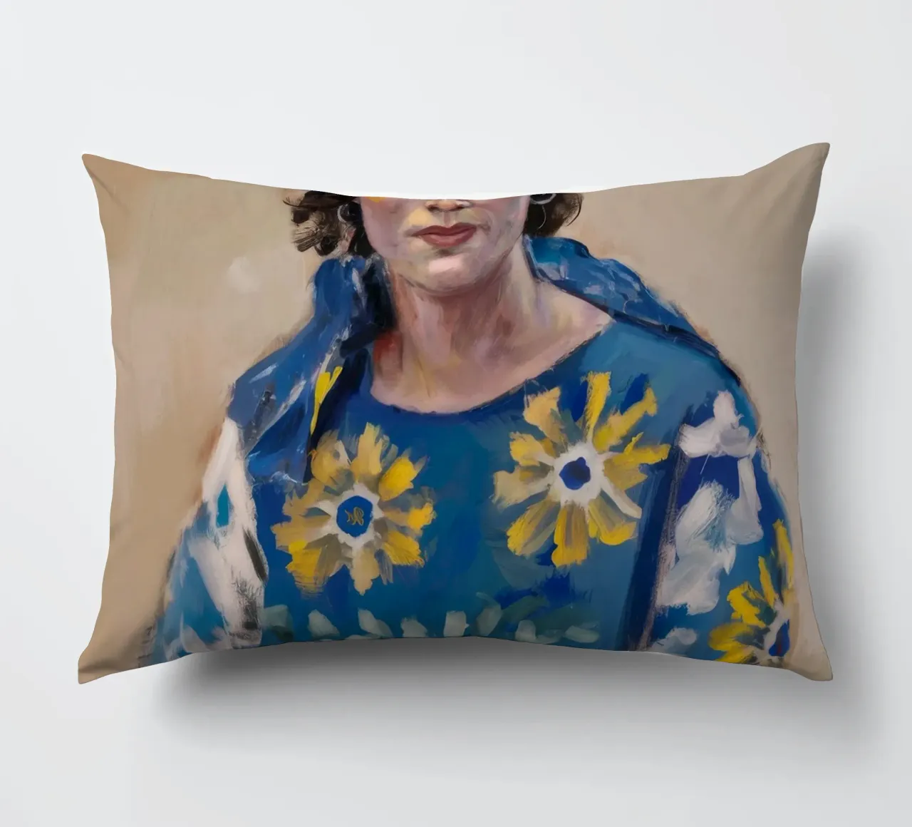 Rêver en jaune coussin de Solestice Strokes