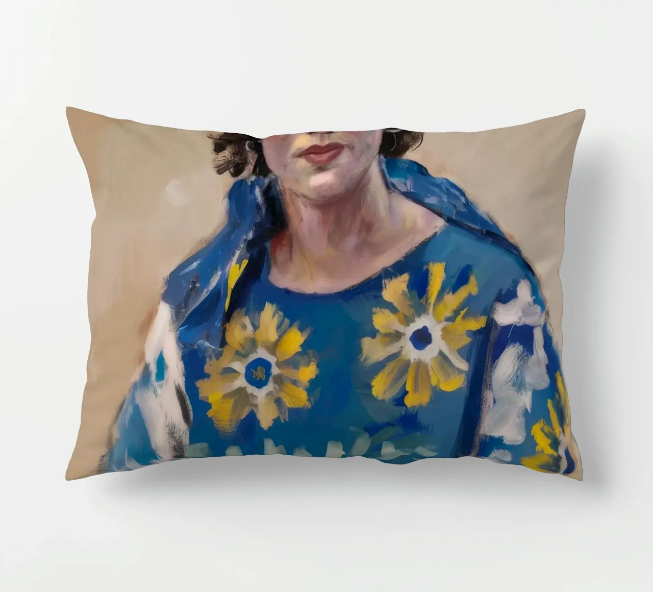 Rêver en jaune coussin de Solestice Strokes