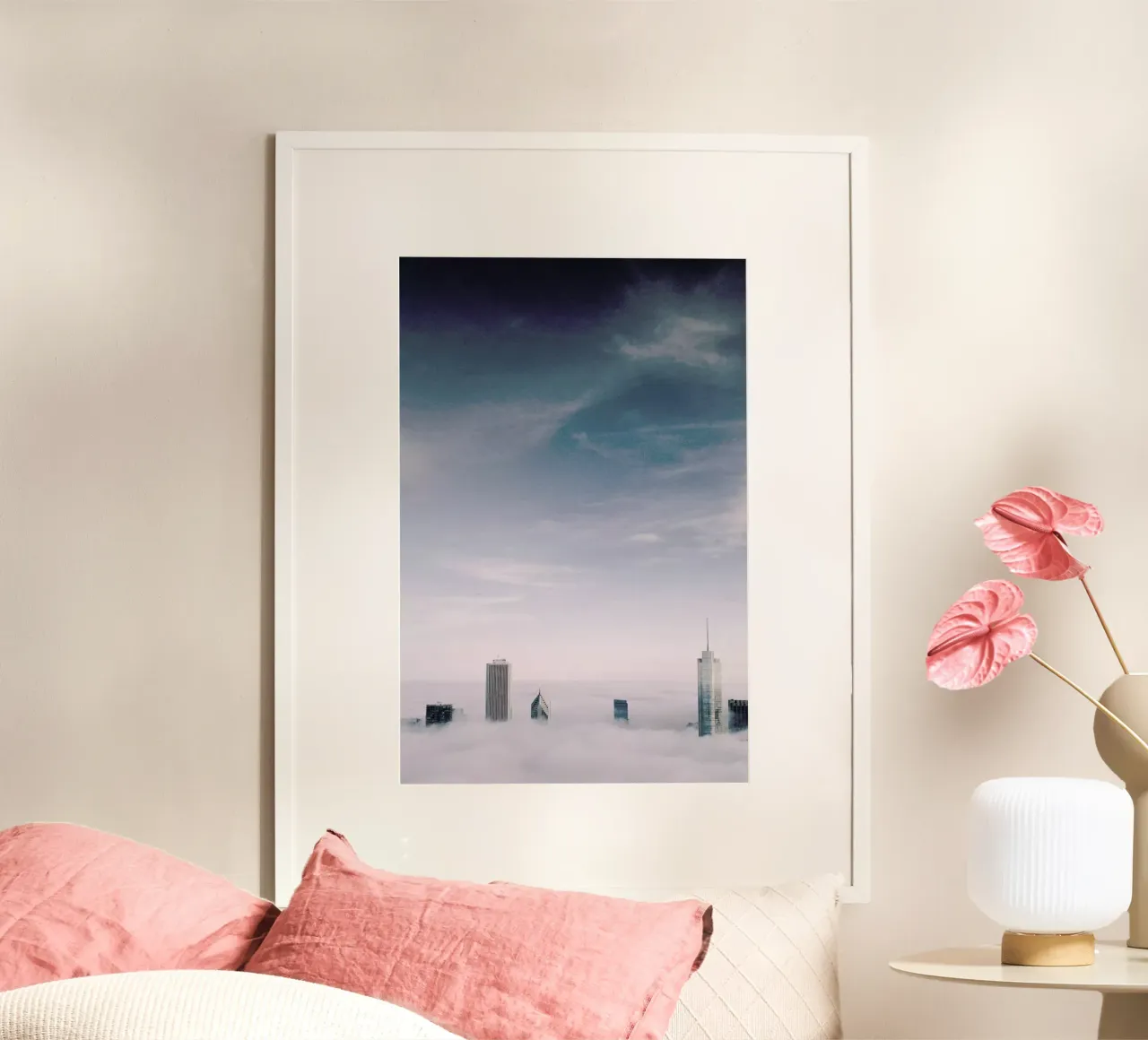Skyrise @cocu_liu poster con telaio in plastica da EyeEm Mobile GmbH