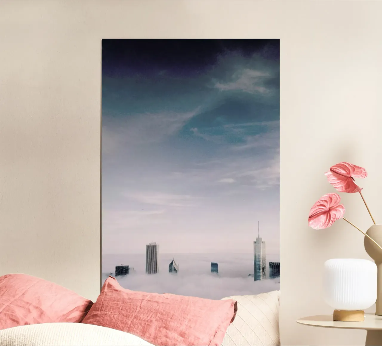 Skyrise @cocu_liu poster con telaio in plastica da EyeEm Mobile GmbH