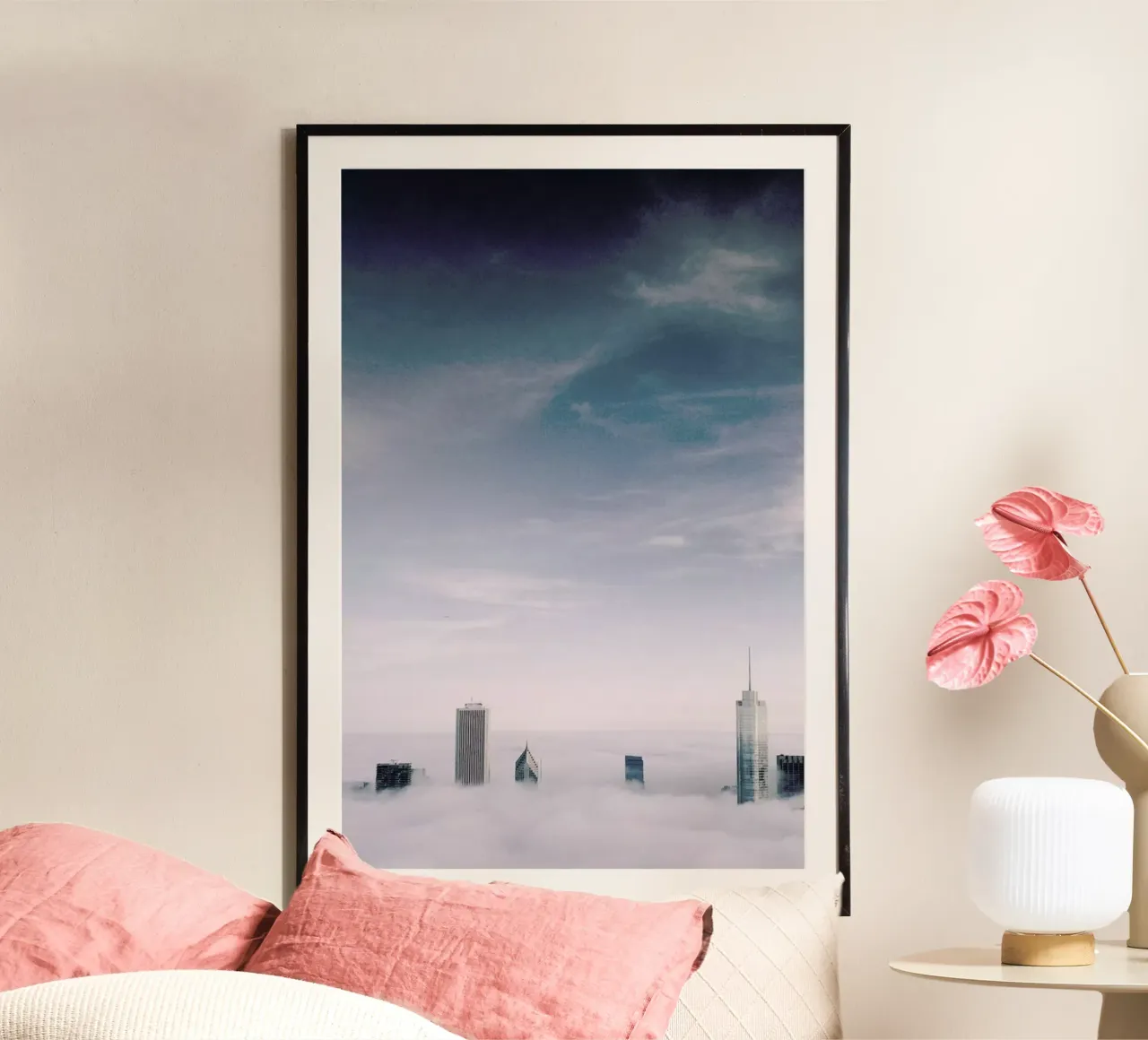 Skyrise @cocu_liu poster con telaio in plastica da EyeEm Mobile GmbH