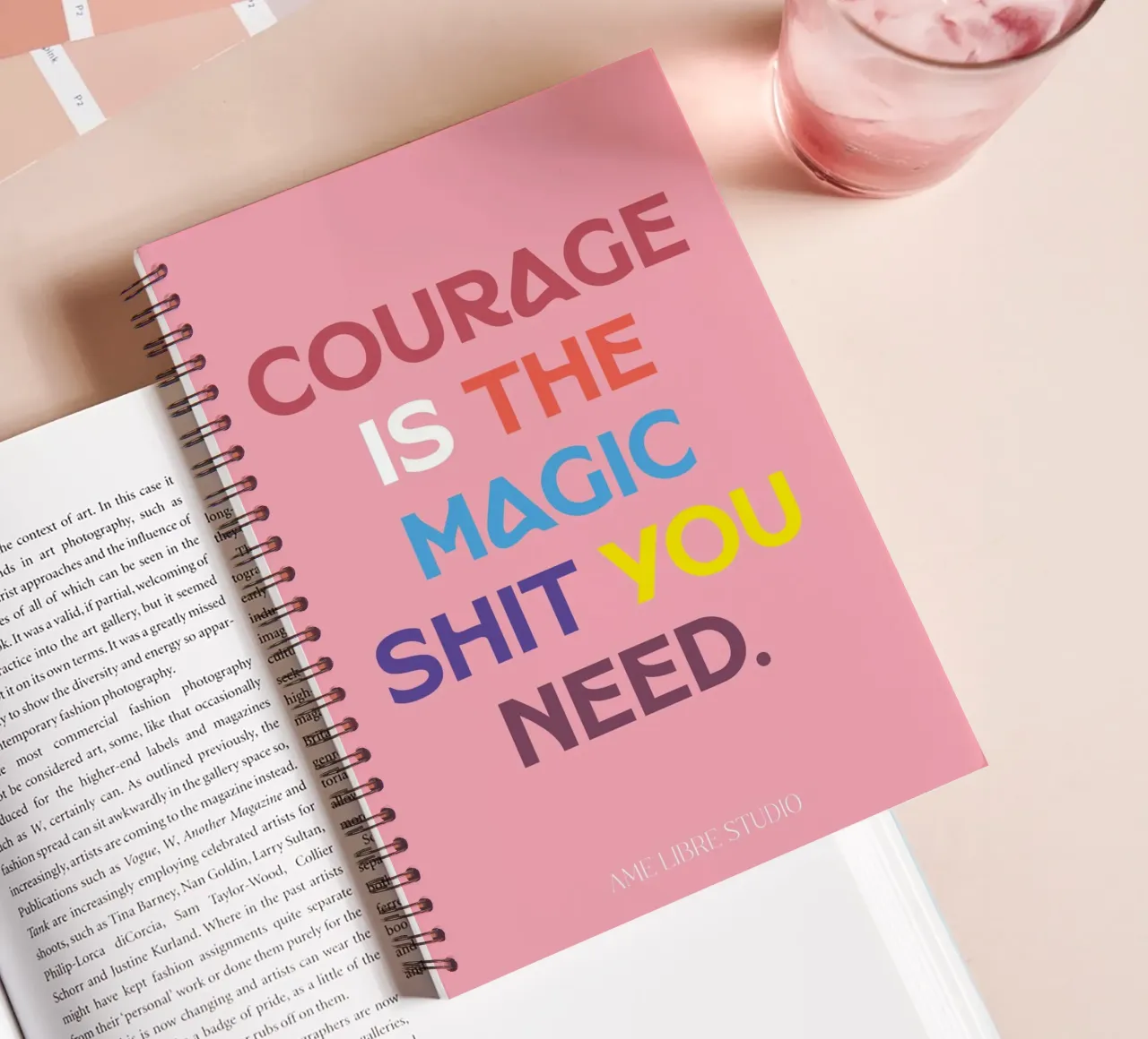❤️‍🔥 spiral notebook by MENTHE SAUVAGE