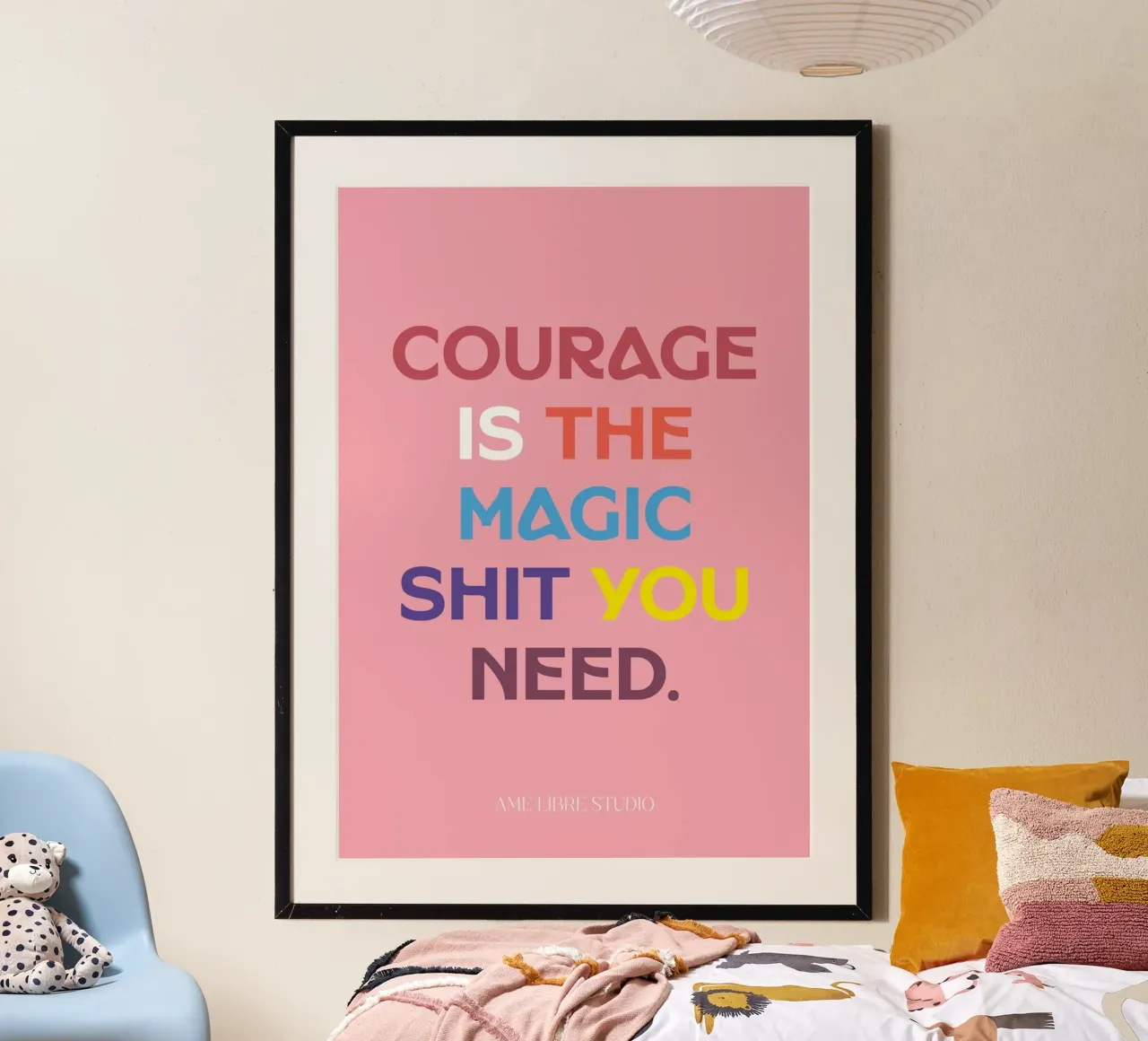 ❤️‍🔥 poster con telaio in plastica da MENTHE SAUVAGE