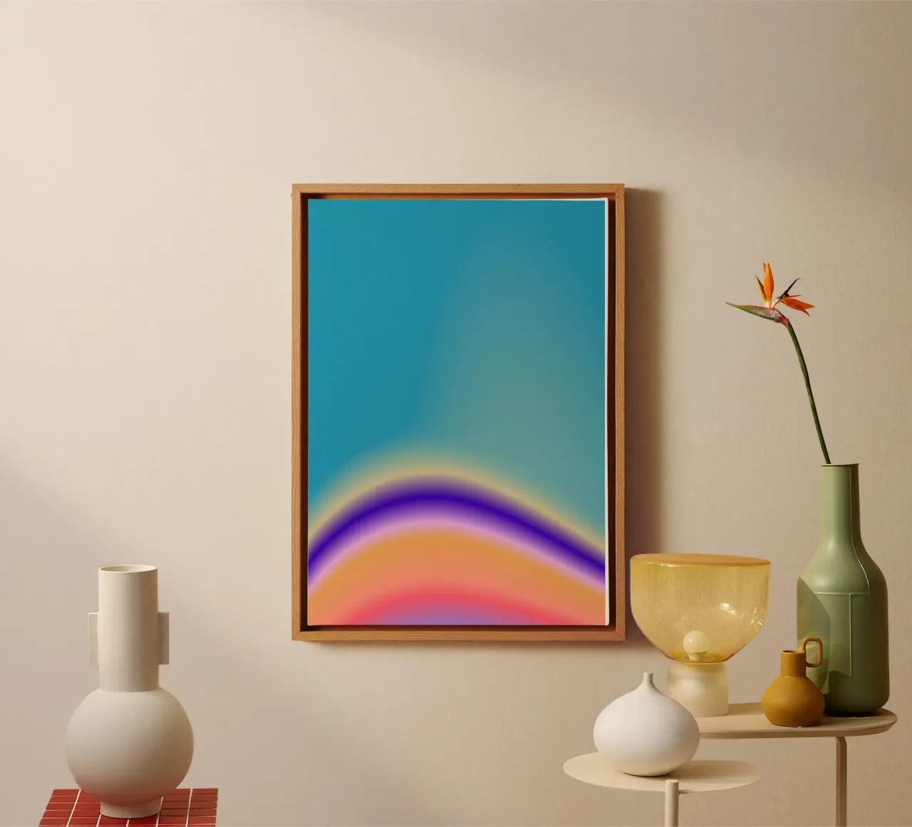 SELF CONTROL canvas by ÂME LIBRE STUDIO