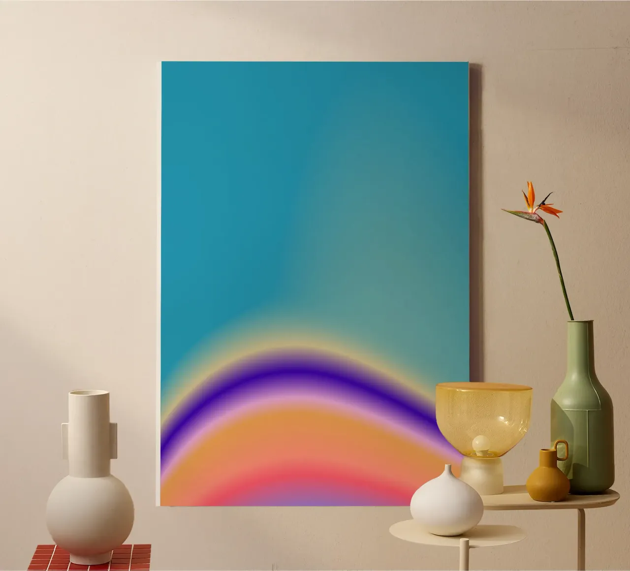 SELF CONTROL canvas by ÂME LIBRE STUDIO