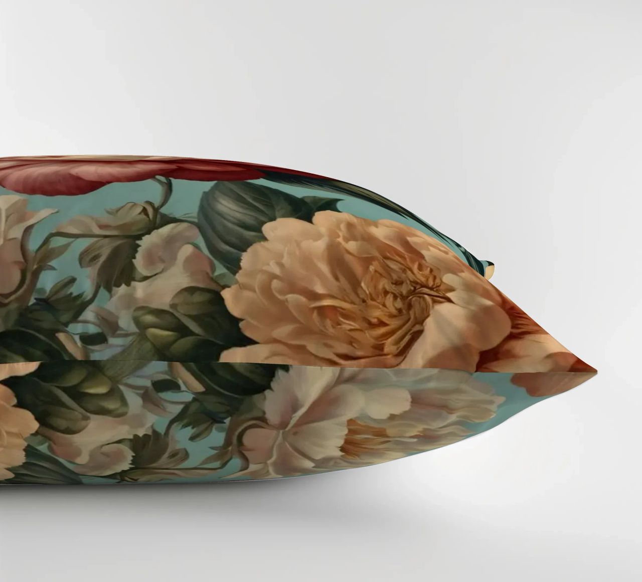 Bellissimo disegno di carta da parati floreale con una varietà di fiori cuscino da DesignDoodle