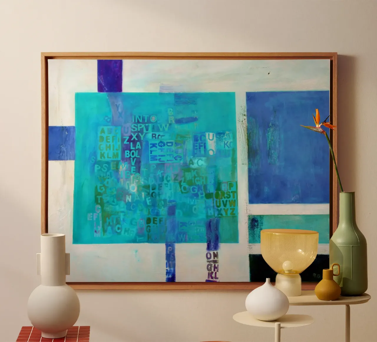 Wörtermeer toile de Anita Gewald