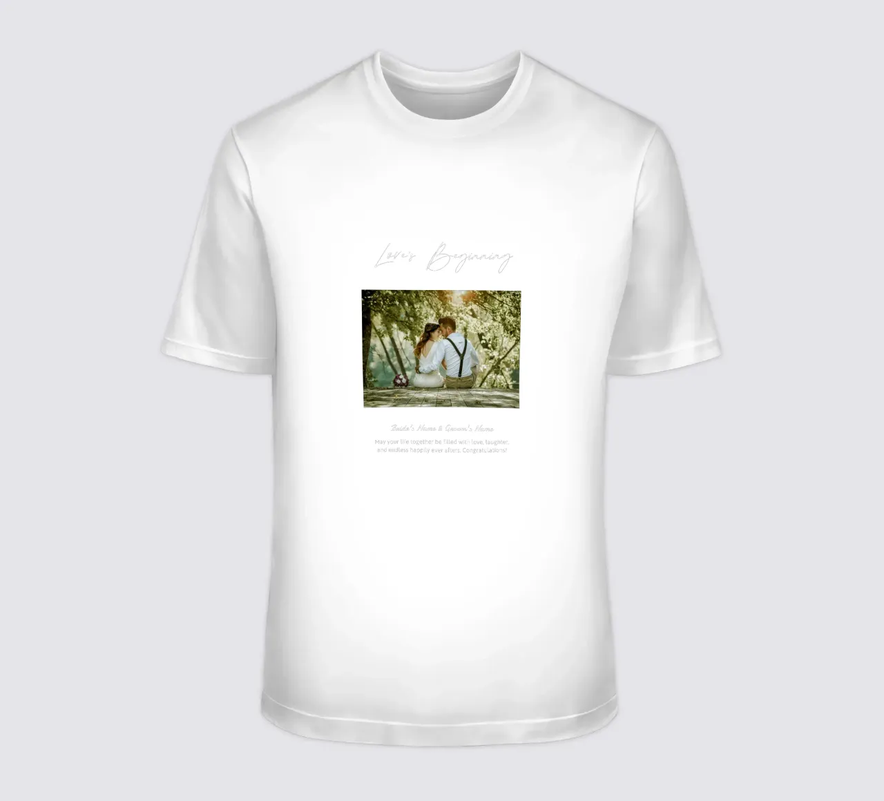Regali di nozze personalizzati t-shirt da NEWEST CUSTOM SHOP