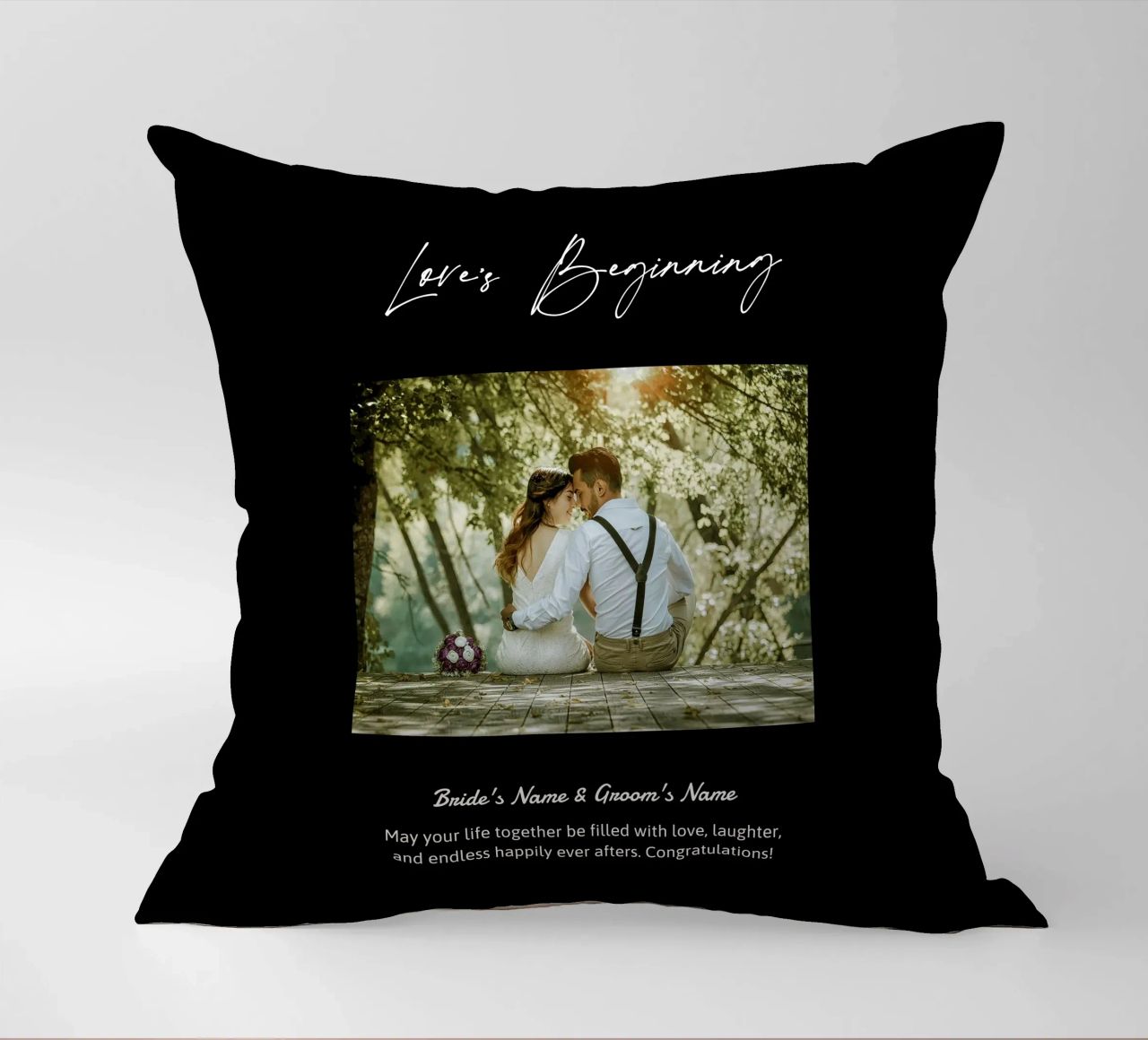 Personalisierte Hochzeitsgeschenke Kissen von NEWEST CUSTOM SHOP